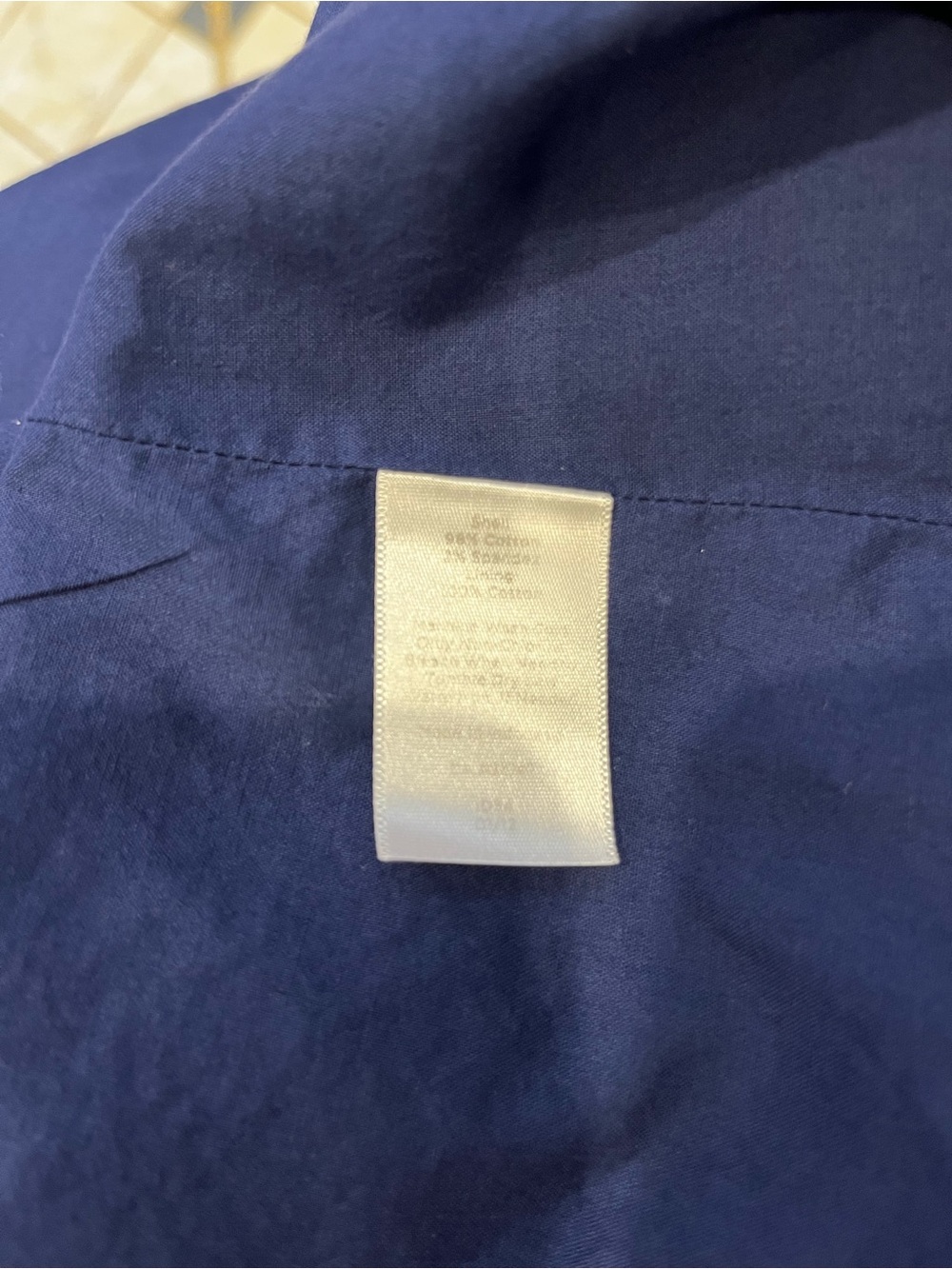 Talbots Navy and White Striped Halter Tie-Waist Midi Dress - Picture 8 of 8